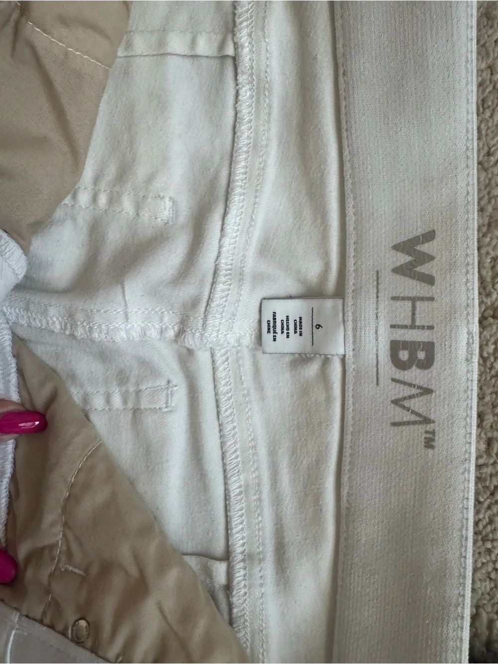 Women’s WHBM jeans. Like new. Lot of three size 4 to 6.